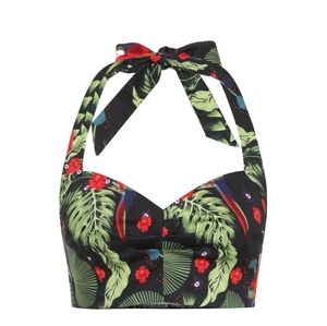 COLLECTIF LONDON  TROPICAL, PARROT  TOP SIZE SMALL